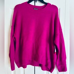 Vince Camuto Bright Fuchsia Crewneck Sweater
